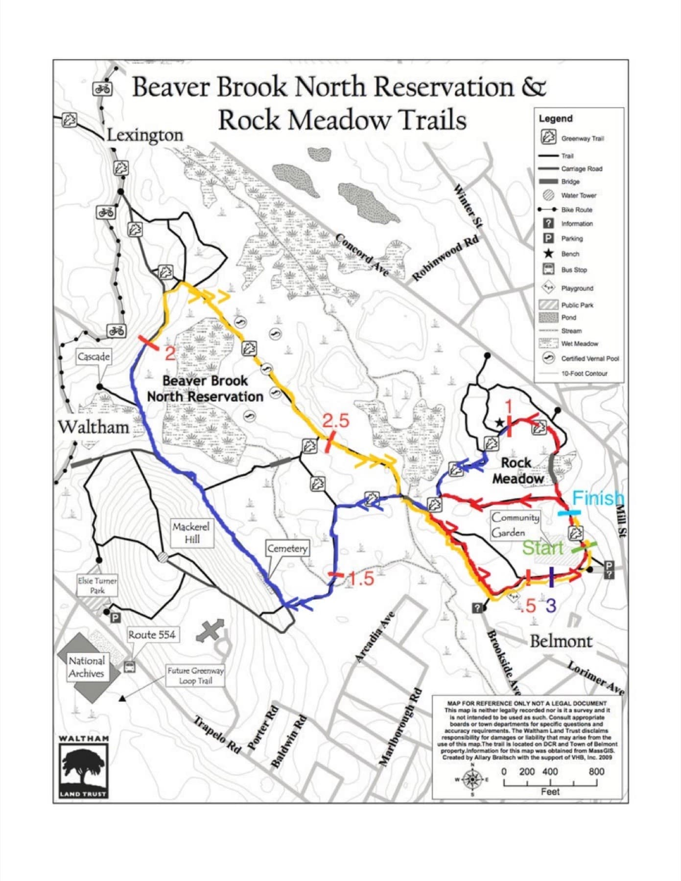 Rock Meadow 5K 2019-2022 Rock Meadow map