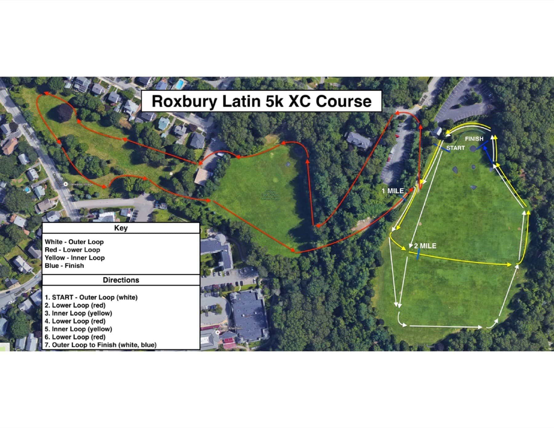 RL 5K Course 2019-2022 course map